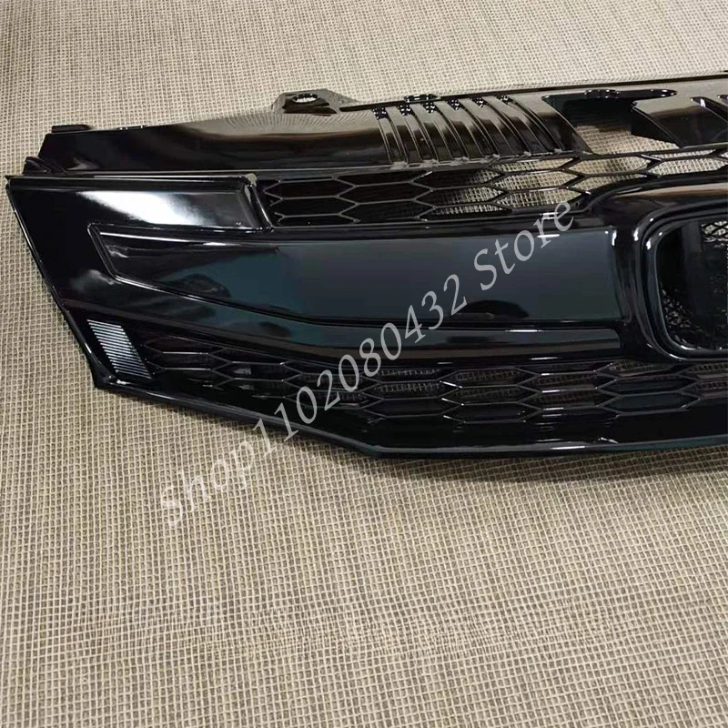 Глянцевые черные решетки радиатора для Honda City 2009 2010 2011 модифицированные бамперы