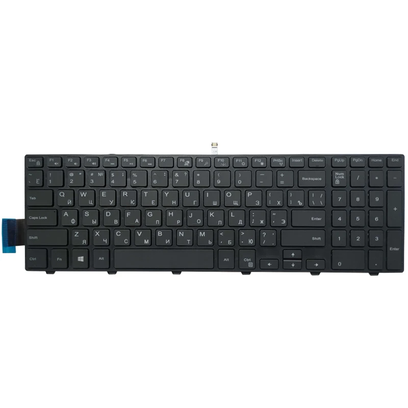 Русский ноутбук RU Keyboard для DELL Inspiron 15 3551 3552 3558 3543 3550 5543 5548 5542 5552 5759 7557 5551 5555 5558 on.