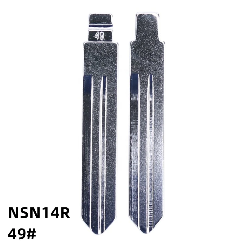 

OEM 5 шт. 49 # NSN14R металлическая заготовка НЕОБРАБОТАННАЯ флип-модель для Nissan для Keydiy KD Xhorse VVDI JMD