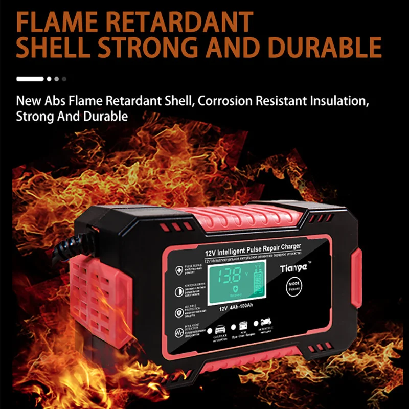 Зарядное устройство для автомобильного аккумулятора 12 В 6 А