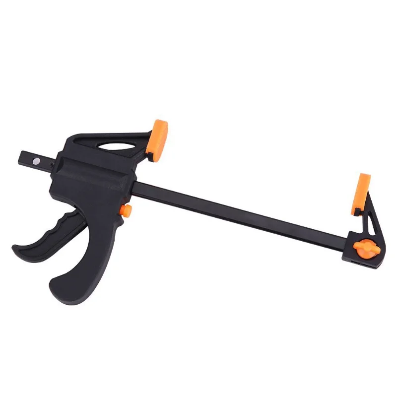 

4 Inch WoodWorking Bar Clamp Clip Kit F Type Quick Ratchet Release Speed Squeeze DIY Hand Woodworking Tools Spreader Gadget Tool