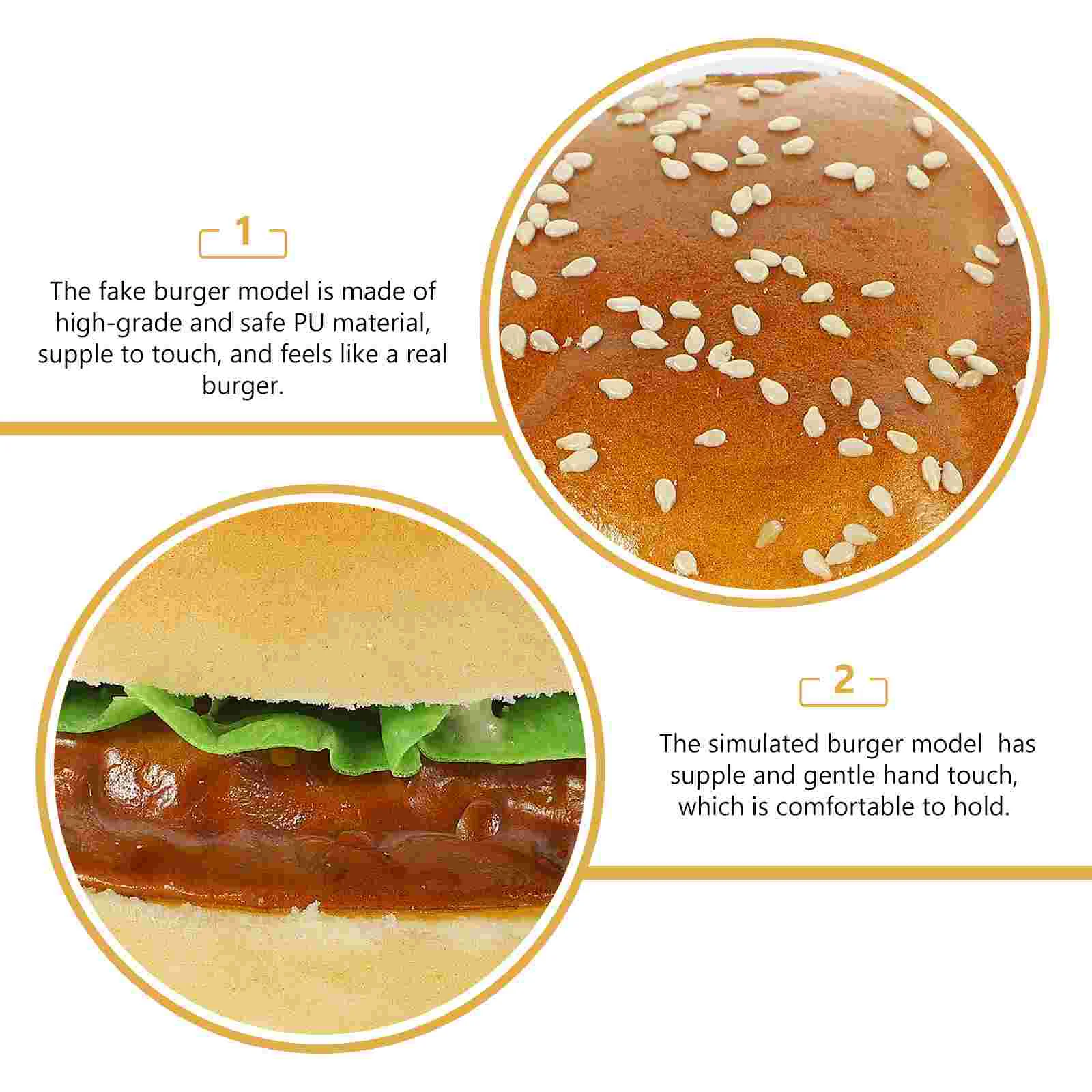 Имитация гамбургера ролевая модель ролевой игровой набор игрушка из