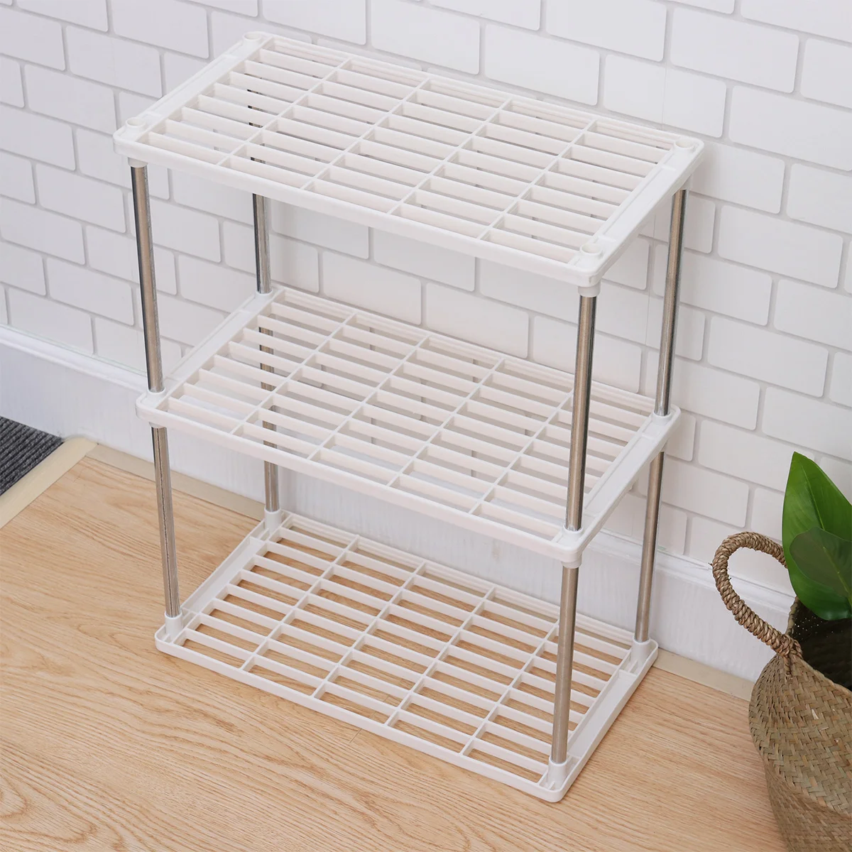 

Storage Rack Kitchen Organizer Shelving Shelfbathroom Cabinettier Unit