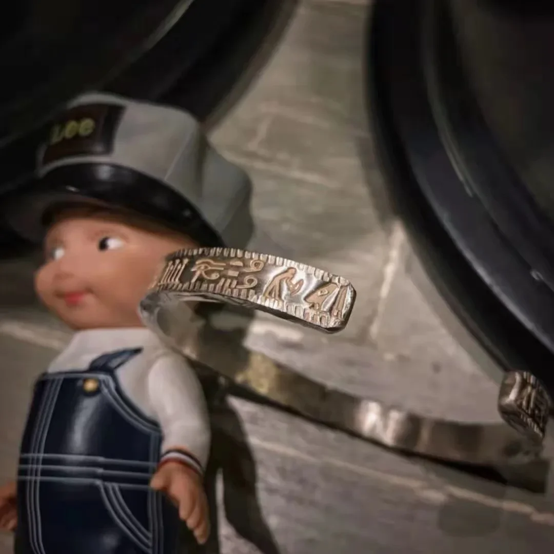 Браслет ручной работы с египетским глазом Лууса без высокой горной длинным