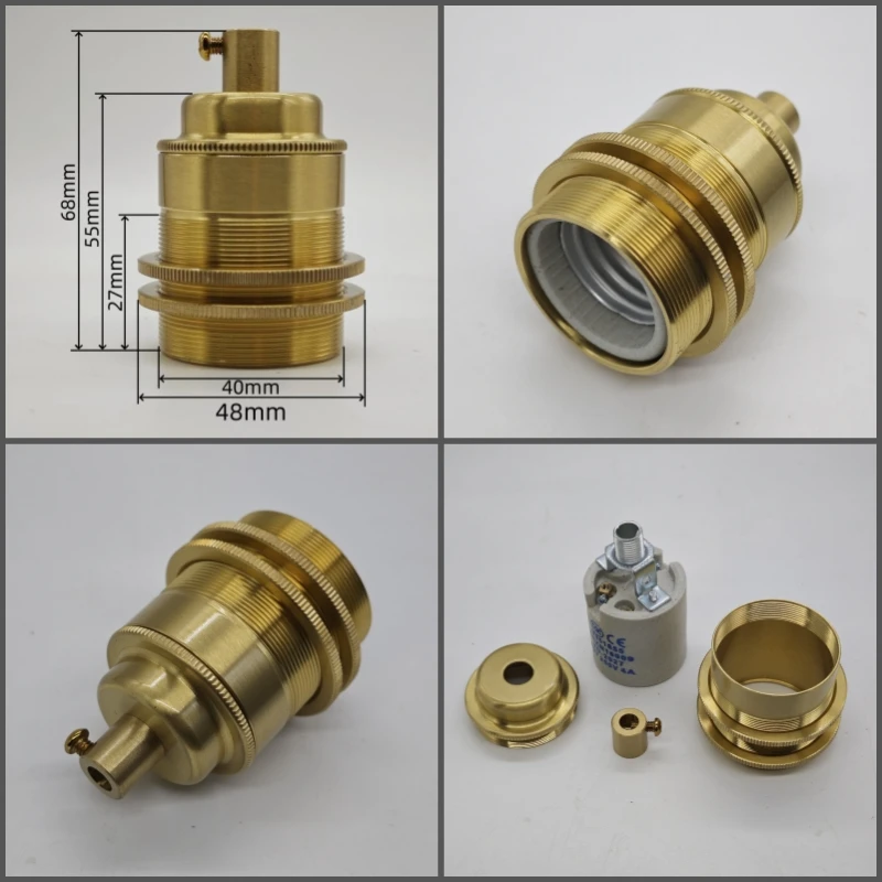 

Патрон лампы Calla&Allan латунный E27