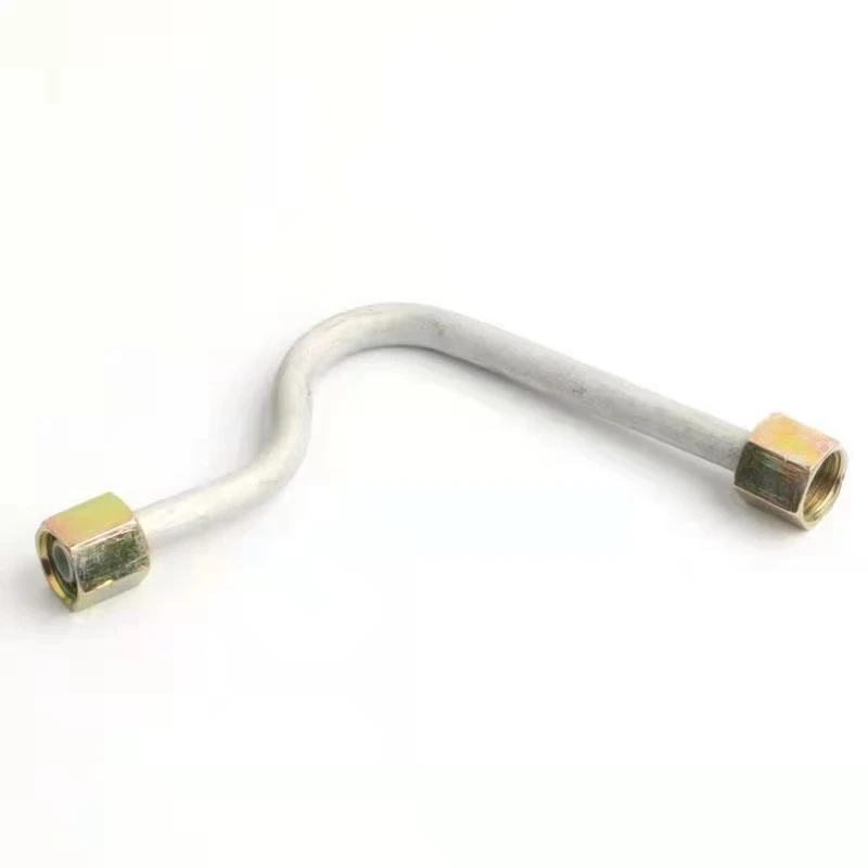 

9mm Thread Aluminum Air Compressor Exhaust Tube Replacement Silver Tone