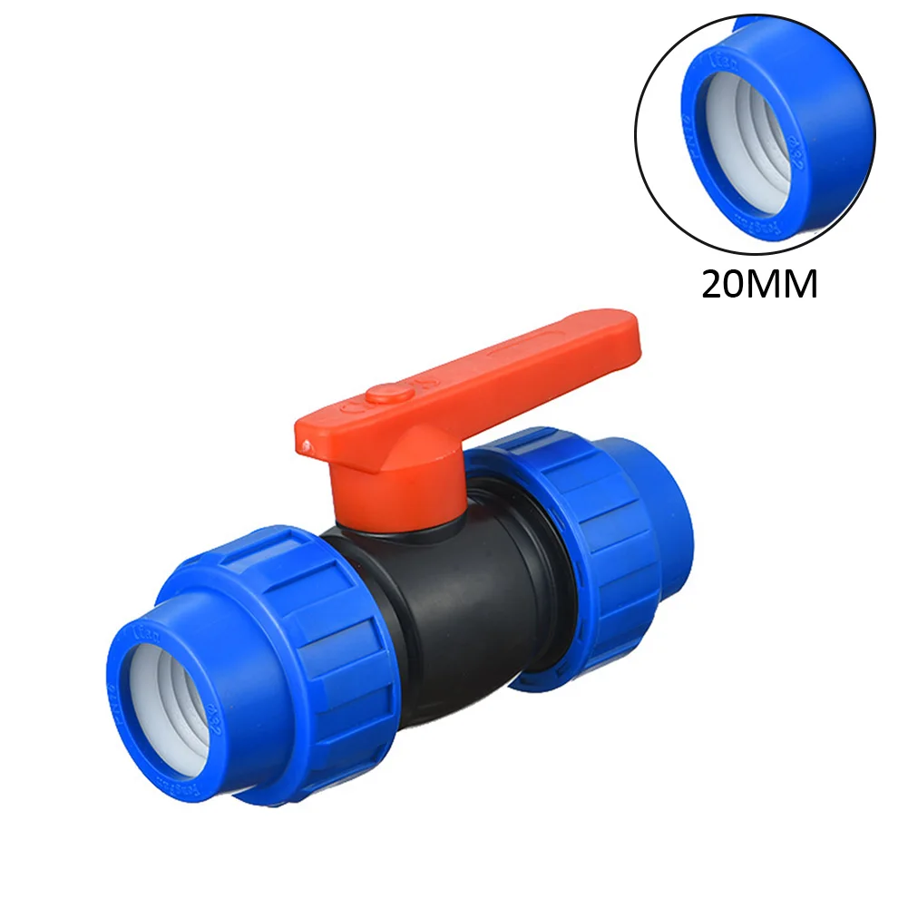 

Easy Install Adapter Ball Valve T Piece Screw Connection Coupling Clamp Connector Fitting Plumbing Durable For PE Pipe
