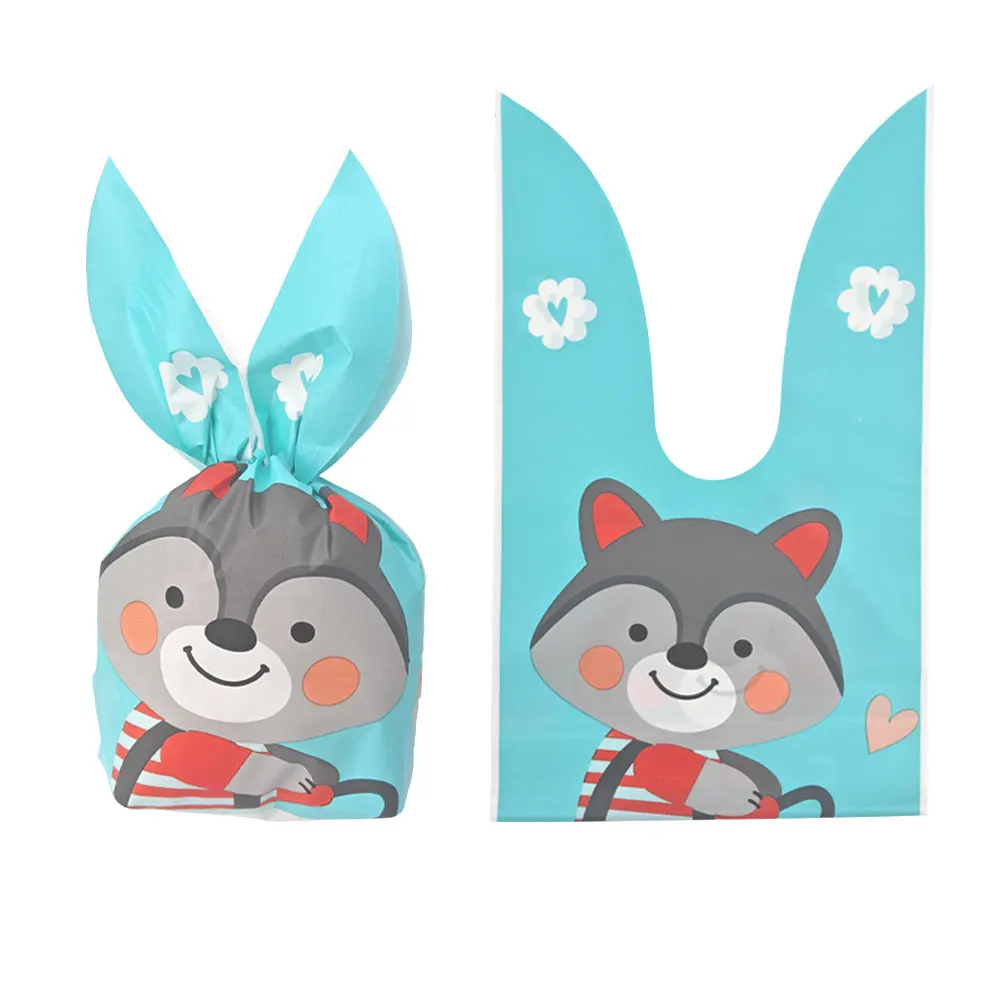 

Пластиковые подарочные пакеты с ушками, 25/50/100 шт