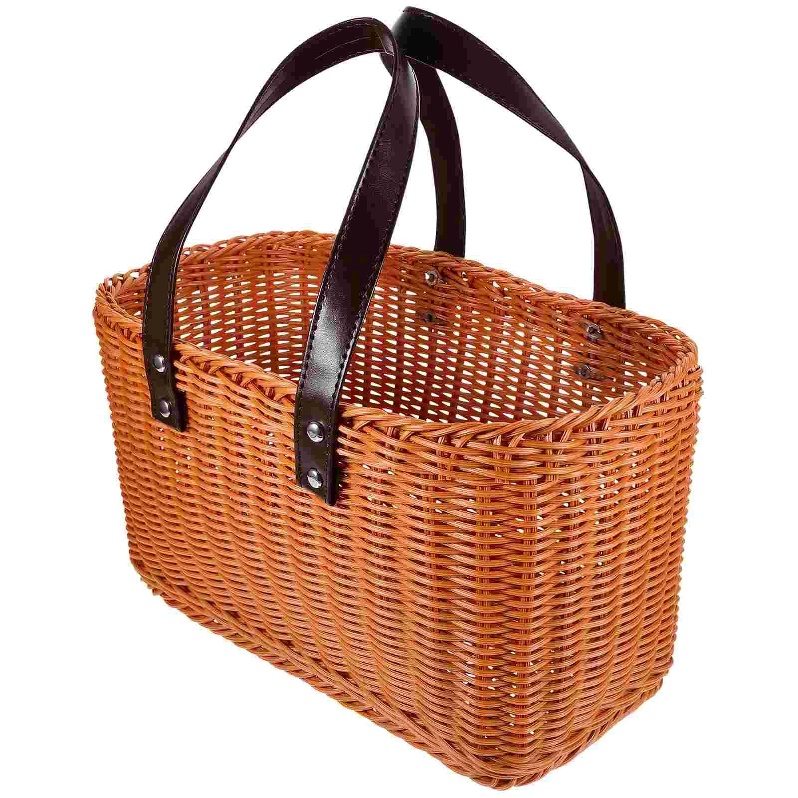 

Decor Shopping Basket Serving Multi-function Storage Woven Fruit Vegetable Kitchen Party Fruits Container
