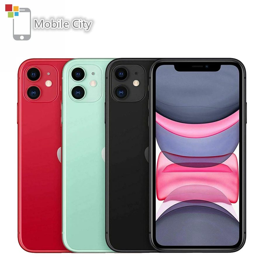Б/у Смартфон Apple iPhone 11 A13 оригинальный б/у телефон с экраном 6 1 дюйма 4 Гб ОЗУ 64 ГБ/128