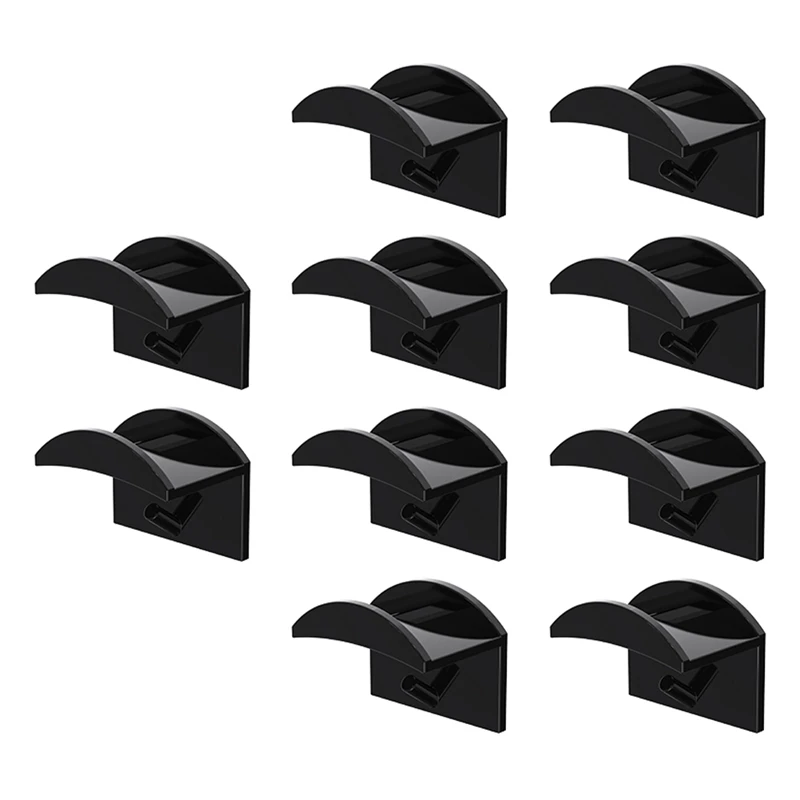 

Hat Hooks for Wall Mount,Adhesive Hat Rack for Baseball Caps,Cap Organizer Holder,No Drilling,Stick on 10-Pack