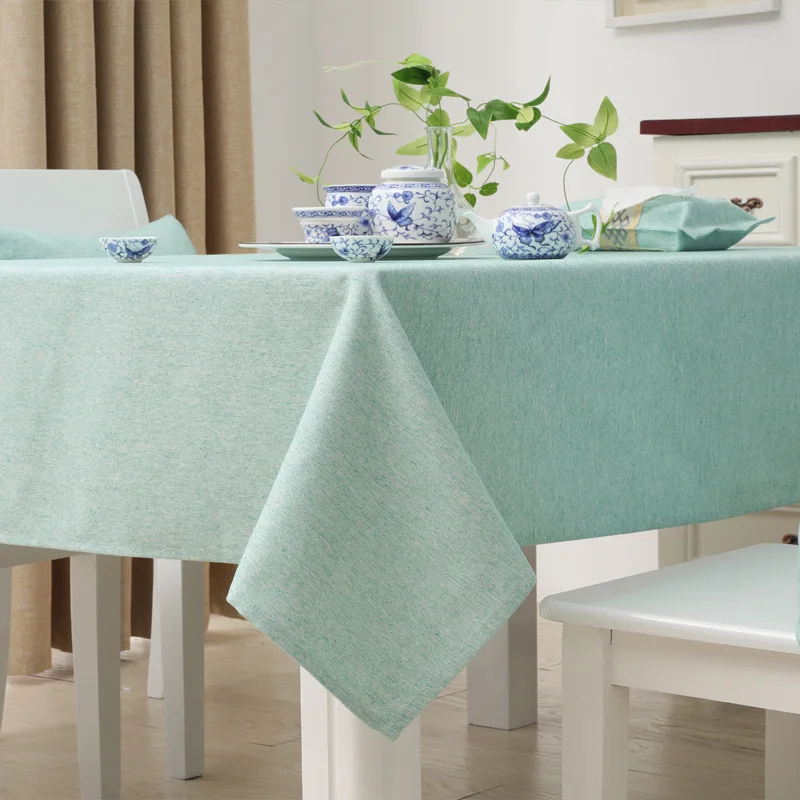 

Pure color book tablecloth contracted and contemporary cotton and linen fresh rectangle_AN2072