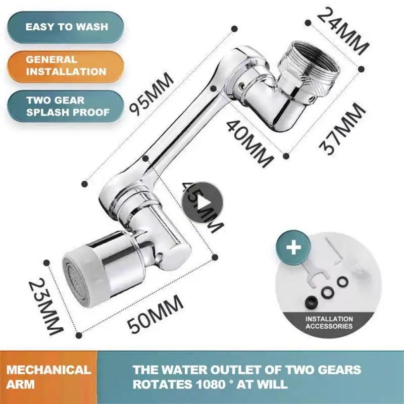 

Rotatable Multifunctional Faucets Extender 2023 Washbasin Faucets Bubbler Aerator Plastic 1080 Rotating Splash Filter Hot Faucet