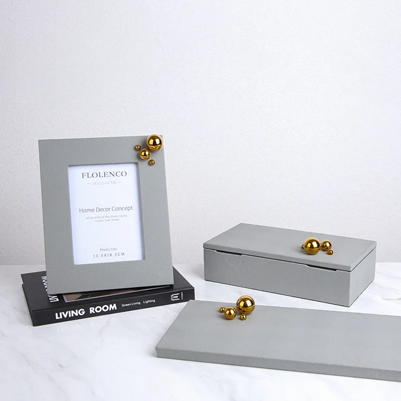 

Креативная металлическая рамка для фотографий в скандинавском стиле, коробочка для драгоценностей, комбинированное украшение, модель для ...