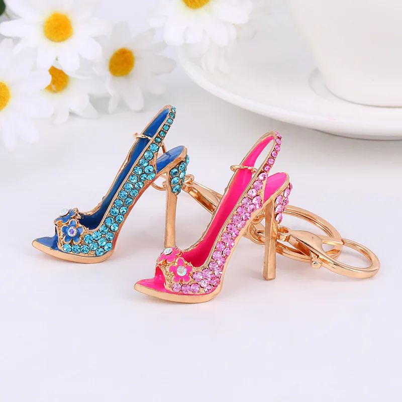 

Red and Blue High Heels Design Keychain