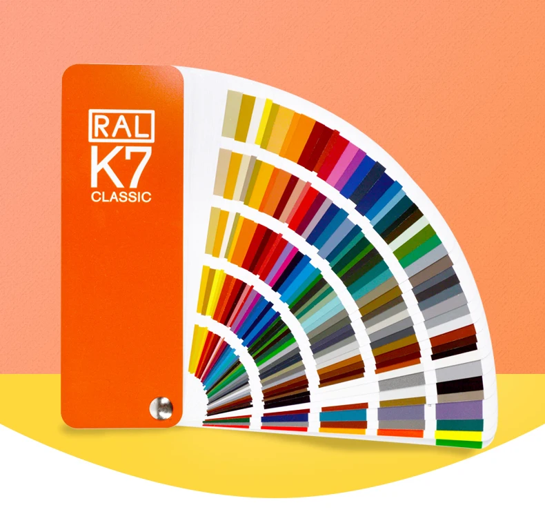 B50 color card international standard Ral K7 color chart for paint 213 colors with Gift Box