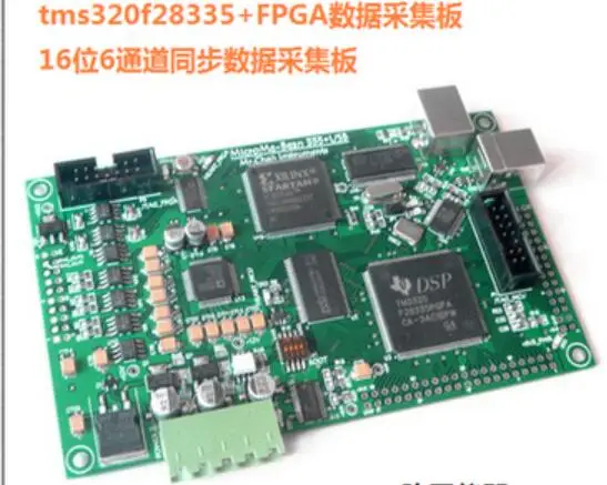Плата разработки для DSP + FPGA TMS320F28335 (16-битная плата сбора данных ADC с USB DAC) |