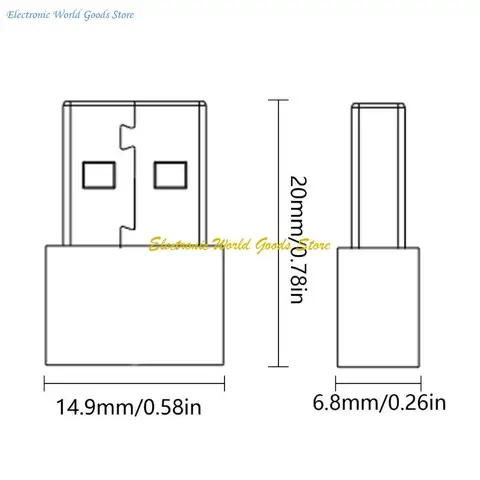USB 2.0 к Type C адаптер Doublepow