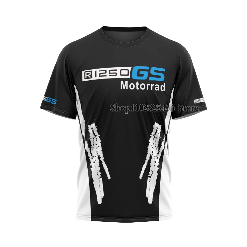 

R1250 GS For BMW Summer Motorcycle Racing Team T-Shirt Motorrad ADVENTURE Motocross Men's Quick-dry Cold Feeling Do Not Fade