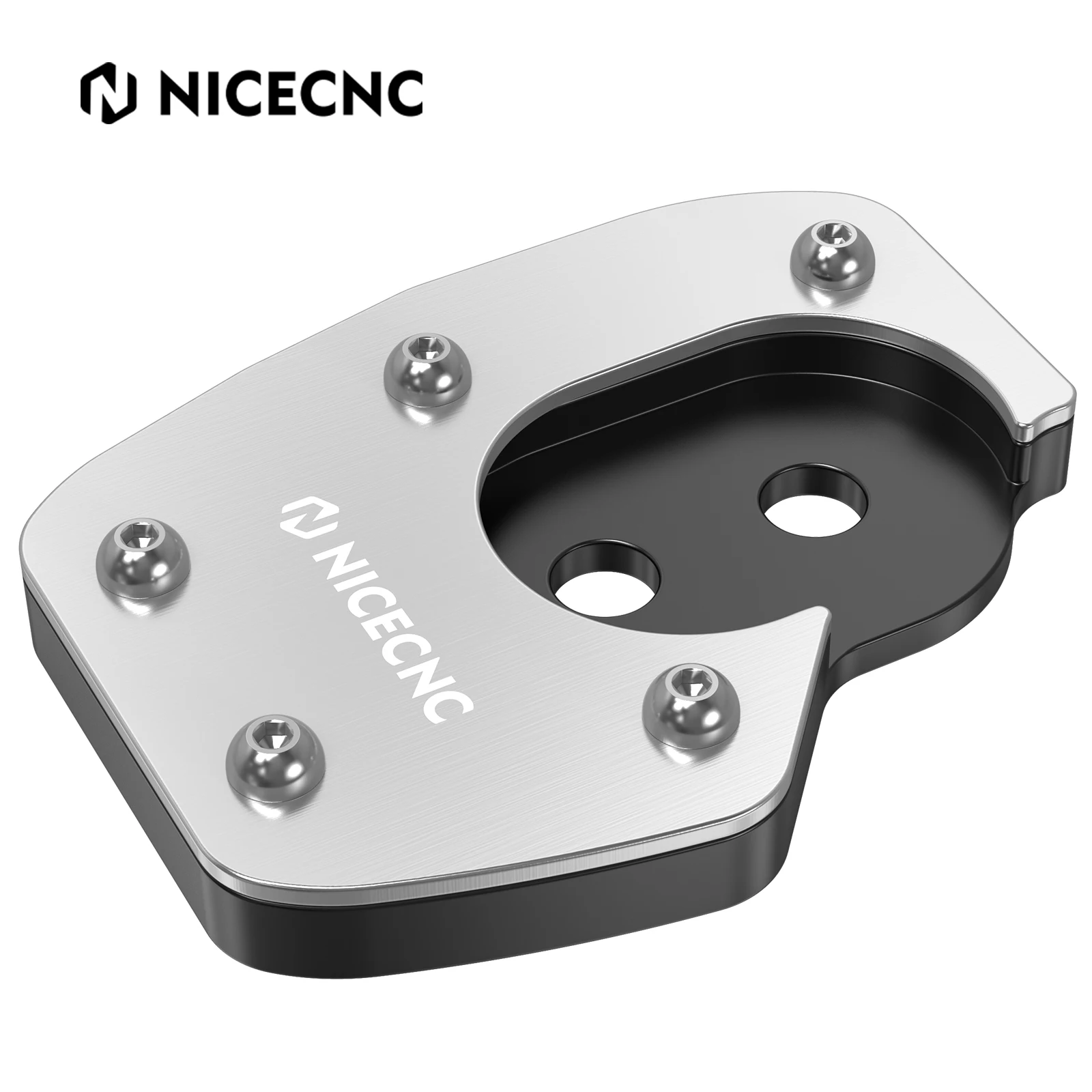 

For Husqvarna Norden 901 2022-2023 Motorcycle Kickstand Foot Side Stand Footstand Enlarger Extension Pad CNC Billet Aluminum