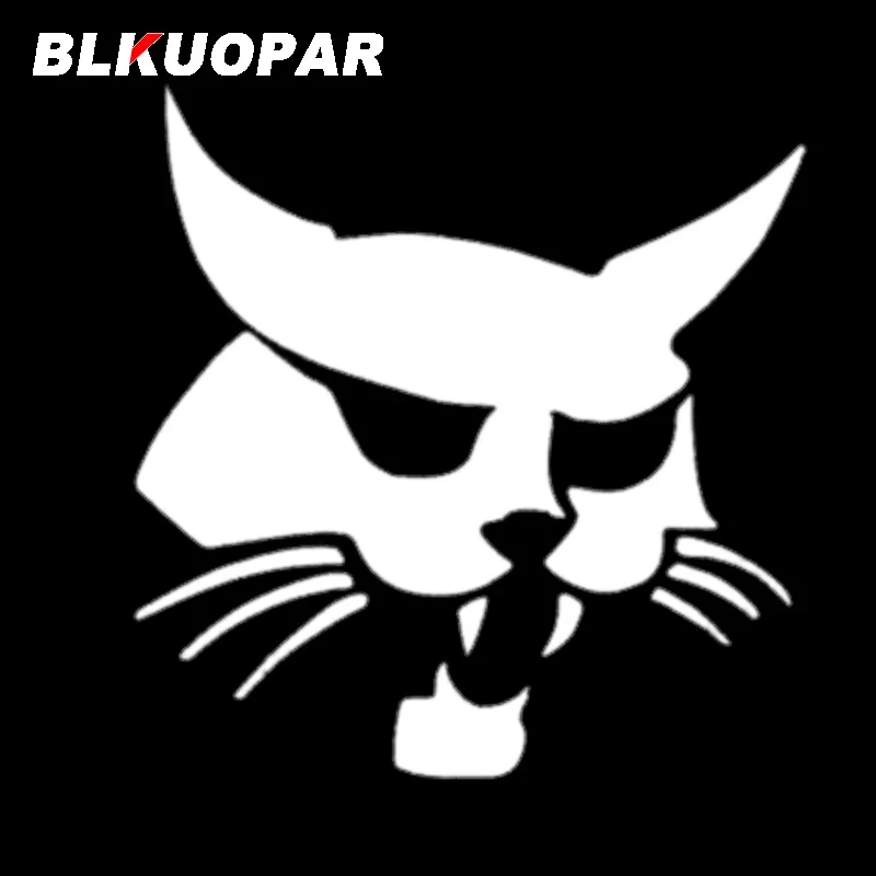 

BLKUOPAR для Bobcat, силуэт головы, автомобильная наклейка, водостойкая солнцезащитная виниловая наклейка, декор на лобовое стекло мотоцикла, украшение JDM