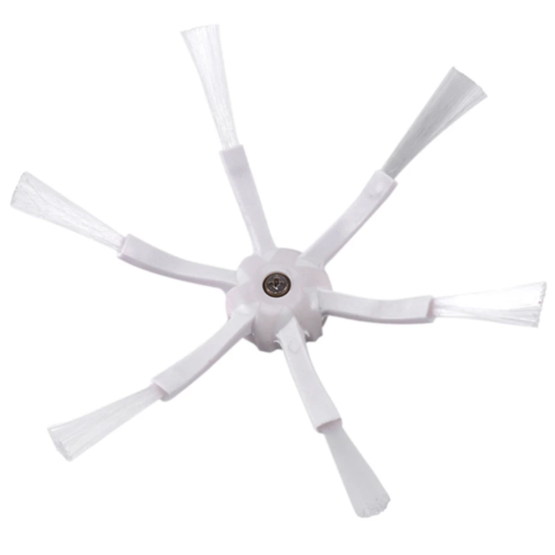 White 6 Arms Side Brush For Xiaomi 1S MI Robot Vacuum 2 Roborock S50 S51 S5 Cleaner Parts Accessories