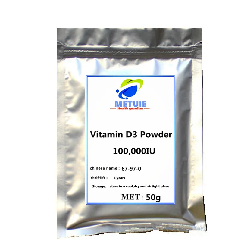 

Top Quality Vitamin D3 Powder k2 100,000IU Cholecalciferol vitamin D especially cod liver oil extract free shipping