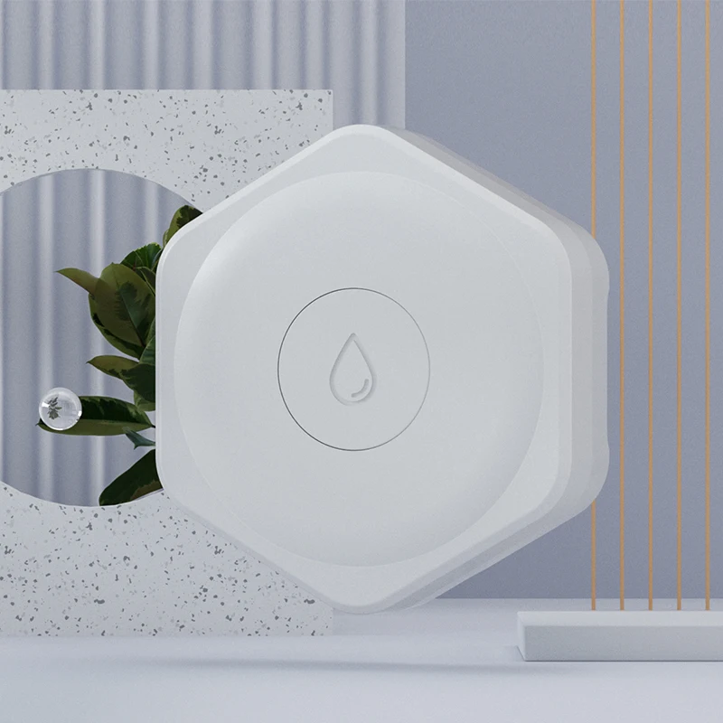 

Умный датчик утечки воды Zigbee Tuya, система сигнализации для умного дома, с оповещением о наводнении, с дистанционным мониторингом, детектор ут...