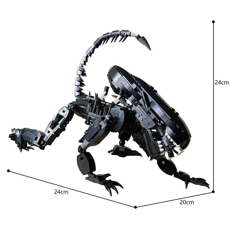 Набор строительных блоков MOC Xenomorph Monster из фильма alipered робот-ползающий