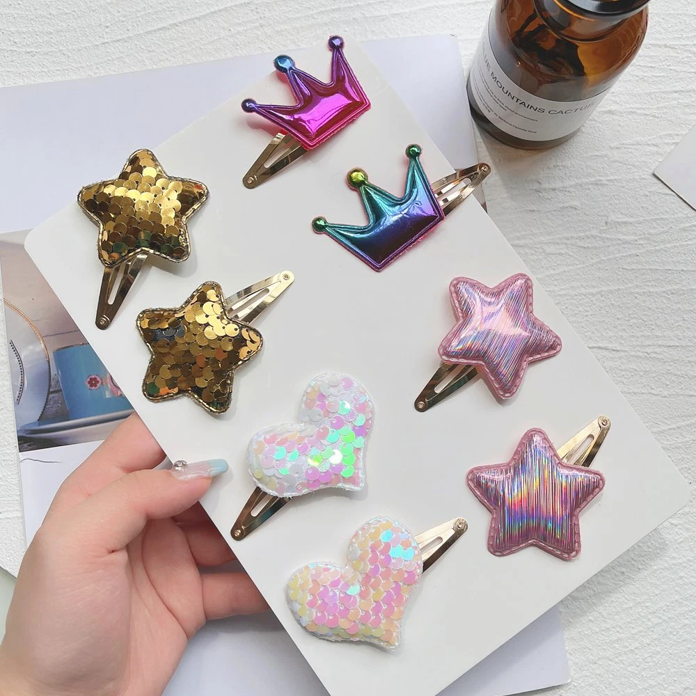 

2 шт./компл., детские заколки для волос с рисунком