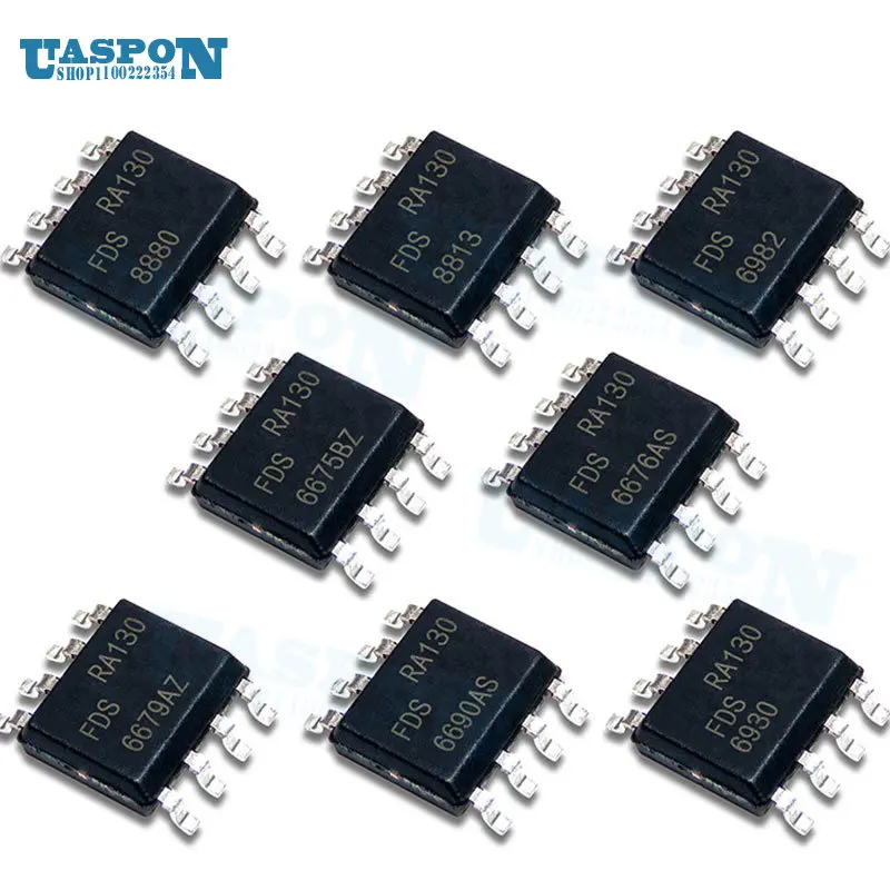 10 шт. FDS6982 SOP-8 FDS6982AS FDS6812A FDS6875 FDS6890A FDS6892A FDS6898A FDS6910 FDS6912A FDS6930A FDS6975 FDS6982 FDS6990A