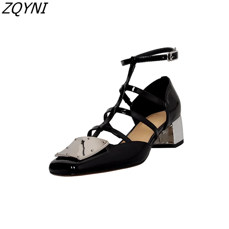 

2022 women's hollow out sandals traditional leisure style lace up shoes simple creative fashion sandals summer shoes
