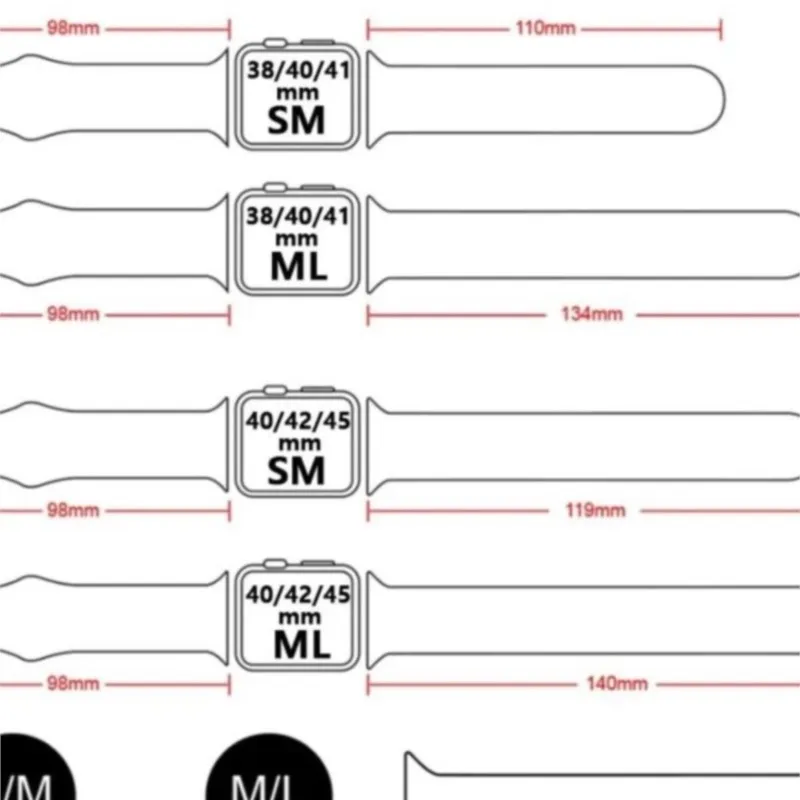 Силиконовый ремешок для Apple Watch Band 45 мм Ultra 2 49 мм 44 мм 40 мм 413842 мм спортивный браслет correa iwatch series 10 9 8 7 6 5 4 SE (art.: 3920cc823c5b4) - 3920cc823c5b4