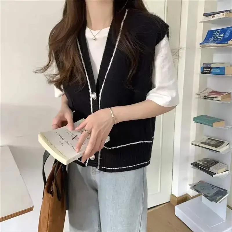 Белоснежные вязаные топы для женщин зимний женский свитер на пуговицах с