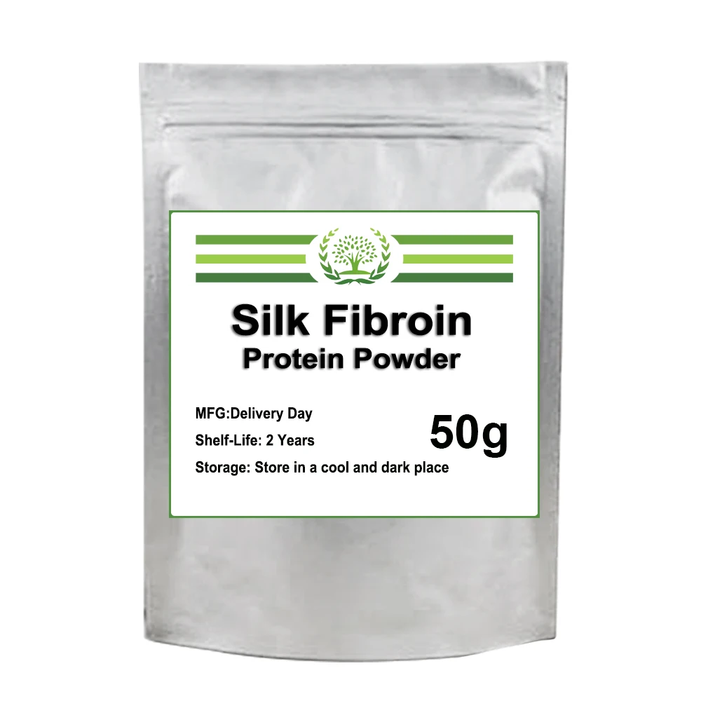 

Silk Fibroin Protein Powder Silk Amino Acids Cosmetics Raw Materials Moisturizing, Anti-wrinkle, Whitening, Sunscreen Hair Care