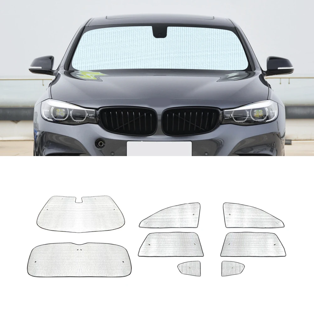 

For BMW 3 Series GT F34 2013-2020 Automobile Sunshade Cover Car Windshield Protector Front Side Window Sun UV Protection Curtain