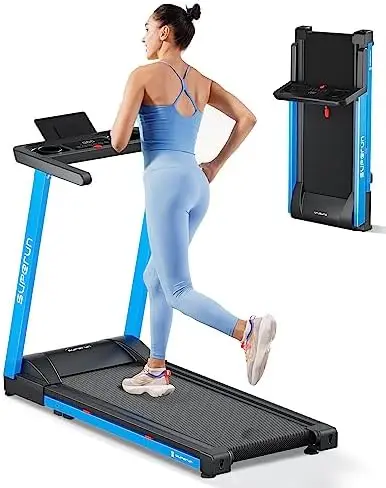 

Treadmills for Home, 3.0HP Foldable Treadmill for Small Space, Portable Compact Treadmill, 12 Programs Built into Pitpat