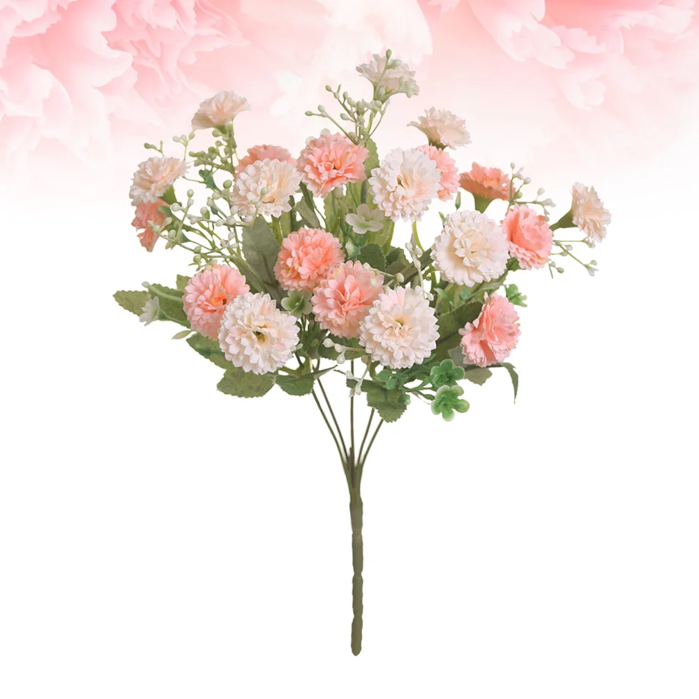 

20 -Branch Artificial Plants Fake Flowers Ikebana Vases Flowers Decoration Wedding Decor Silk Carnation Flowers Wedding Dress