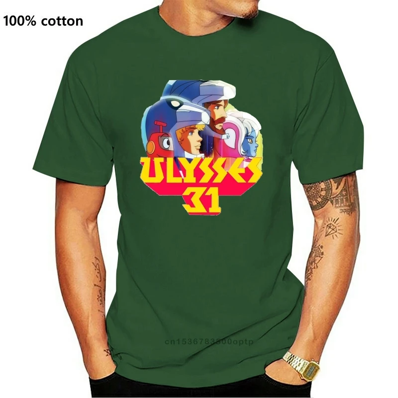 

Новинка ulyss 31 с изображением животных в стиле ретро 80S 90S для hombre clásico de culto Film de Tv Black T camisa (1)