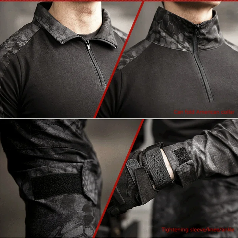 Уличная форма тактические костюмы камуфляжная мужская одежда для страйкбола