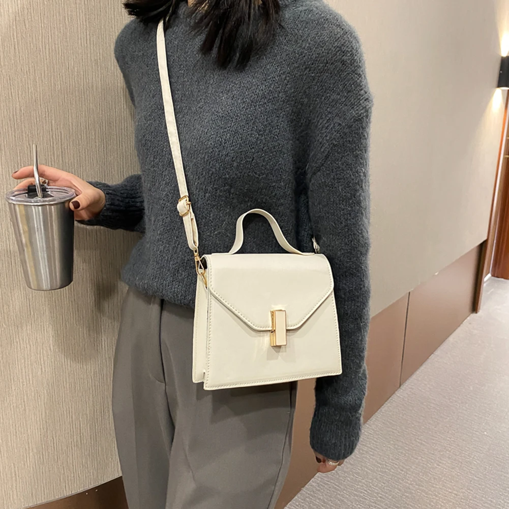 

PU Leather Crossbody Bags Simple Solid Color Summer Lady Shoulder Handbags Female Simple Totes for Women 2020 Trend
