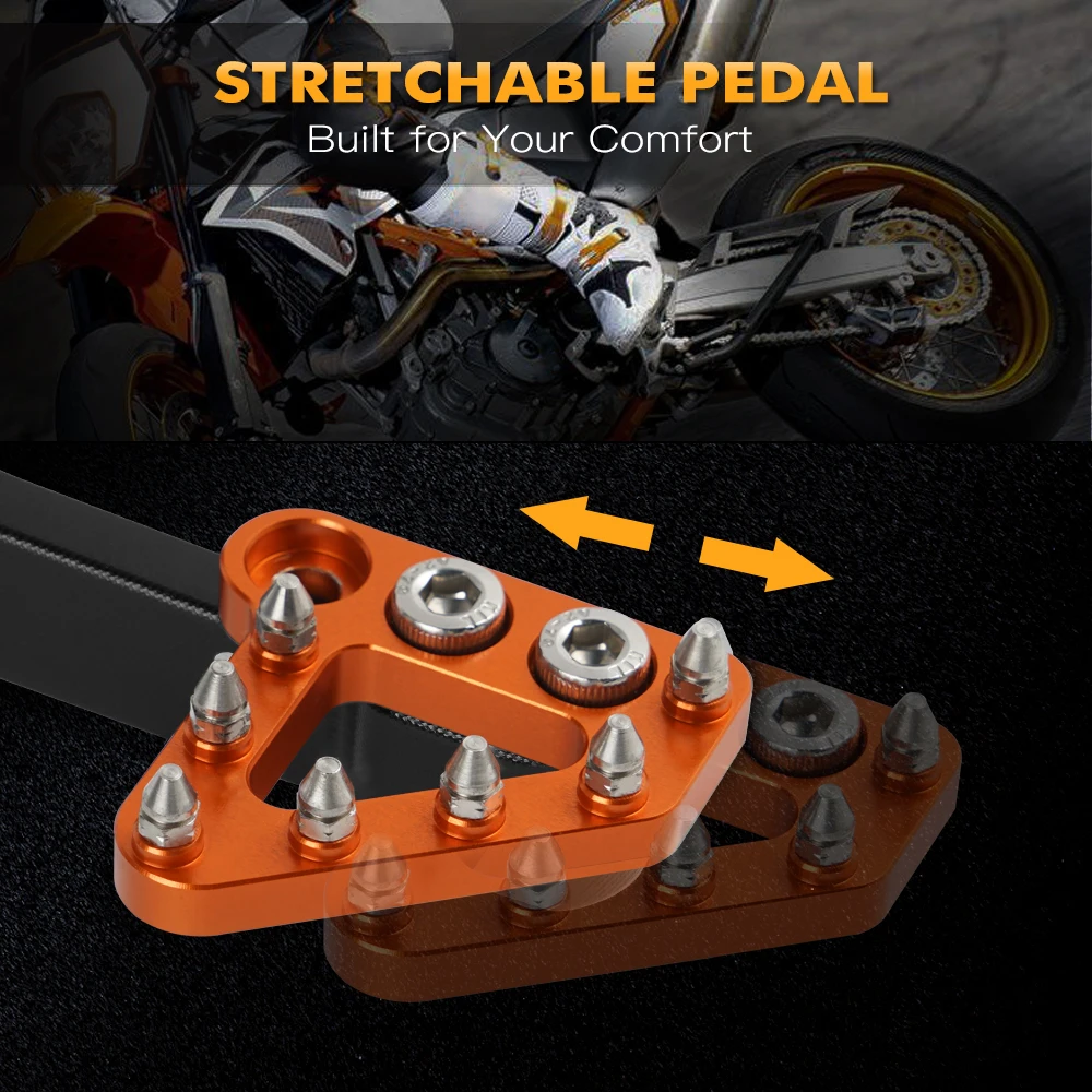 Педаль тормоза для мотоцикла Husqvarna 701 Enduro/ Supermoto 2020-2024 GasGas 700 SM/ES 22-2024 рычаг ножного