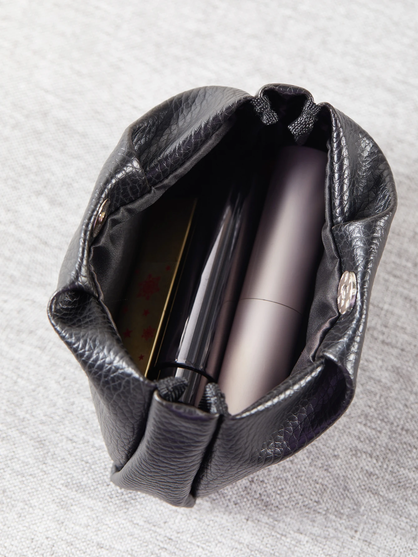 Большая Черная Косметичка С Личи 1 Шт. Для Путешествий Органайзер Кистей Женские