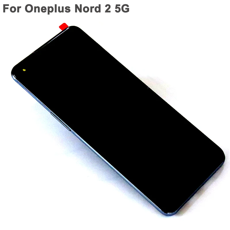 Оригинальный ЖК-дисплей AMOLED для OnePlus Nord 2 5G DN2101 DN2103 дисплей с сенсорным экраном