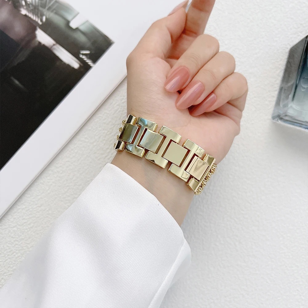 Metal Strap for Apple Watch Series 49mm 45mm 41mm 44mm 40mm 42mm38mm Stainless Steel Bracelet Wristband for iWatch Ultra 87654SE