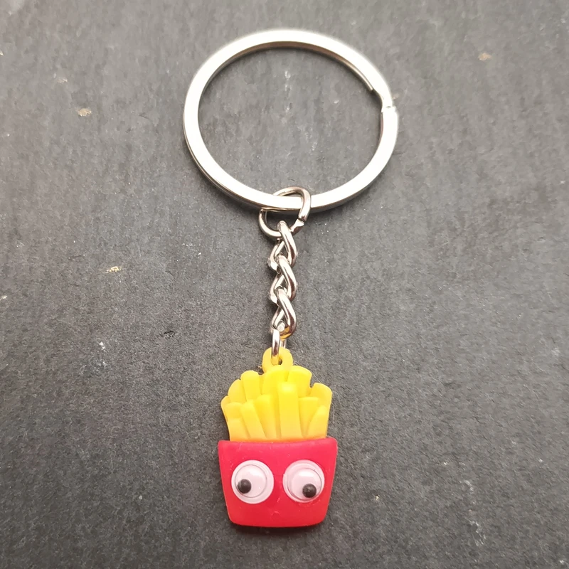 Креативная Корейская версия имитации пиццы картошки фри гамбургеров аксессуары