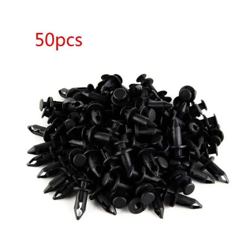 

Car Body Retainer Clips Fastener Remover Push Pin Door Panel Liner Clamp 8mm 50x