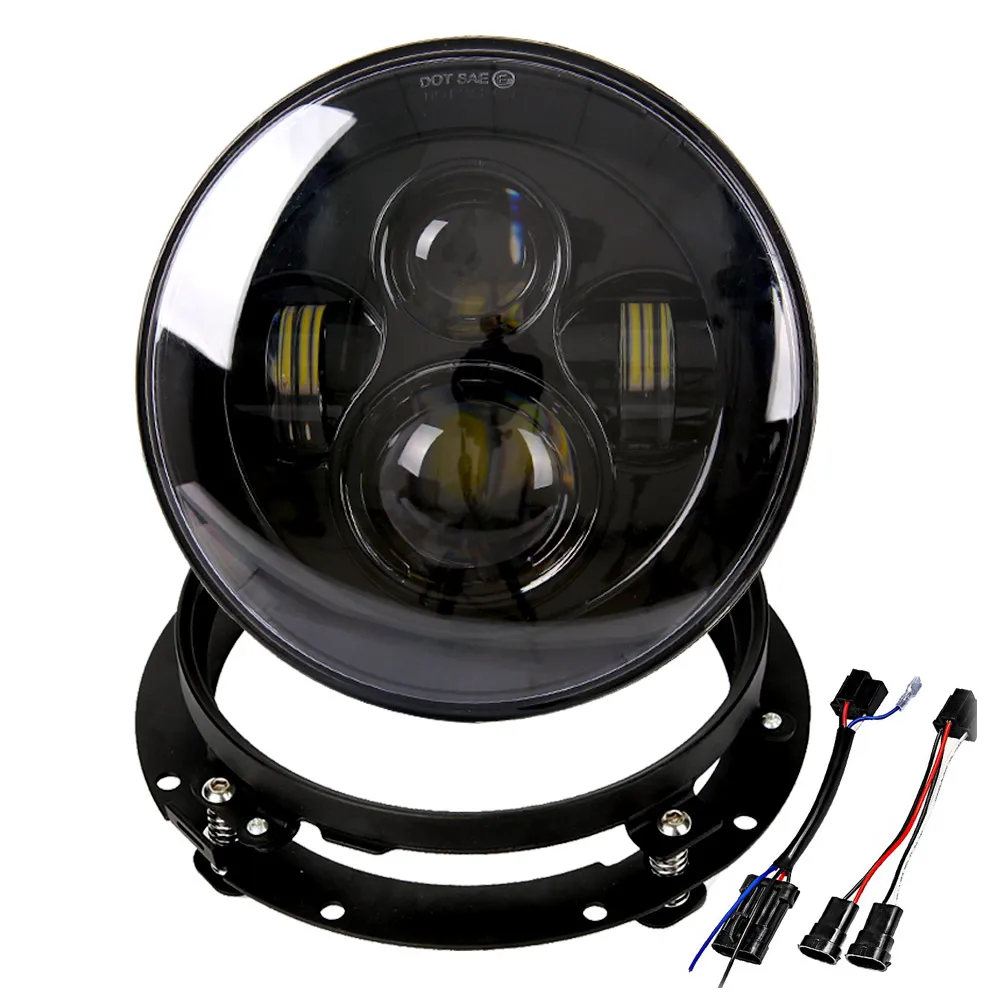 

7 Inch LED Headlight With Mounting Bracket For Touring Street Glide Road King Ultra Classic Electra Glide Fat Boy Tri Cvo