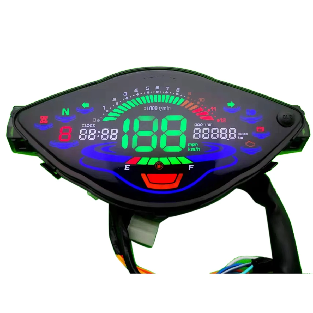 

Motorcycle LCD Digital Meter Odometer for Wave100 Wave110 Wave110R Speedmeter