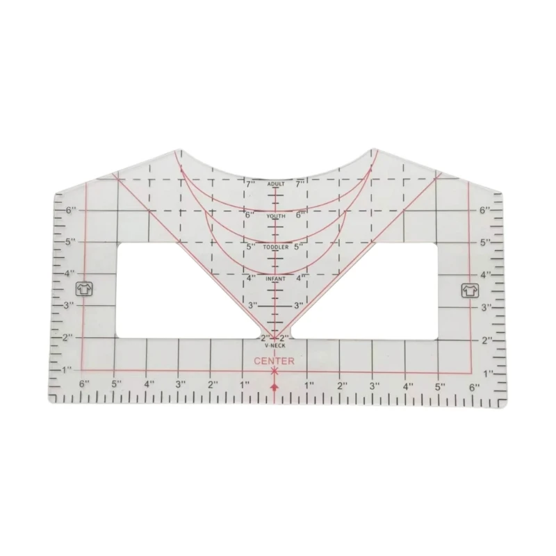 

T-Shirt Alignment Ruler T-Shirt Ruler Guide Tool, T-Shirt Alignment Tool for Vinyl Placement and Sublimation Heat Dropship